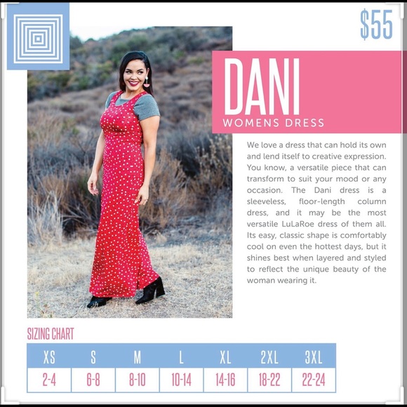 NWT Lularoe Dani Dress - Picture 6 of 6